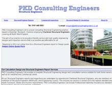 Tablet Screenshot of pkdconsultingengineers.co.uk